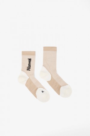 NNormal Merino socks 2 Beige | EQUBAGX-83