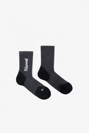 NNormal Merino socks 2 Mustat | DFARJLT-32