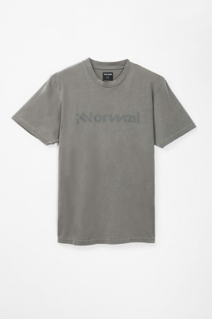 NNormal Organic cotton t-shirt Harmaat | JCLZQBX-53