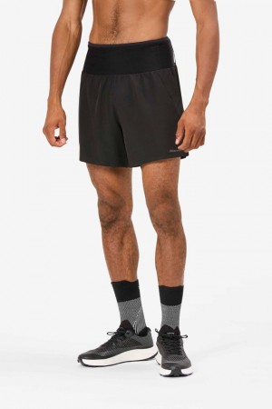 NNormal Race Shorts Mustat | PIAJVWE-49