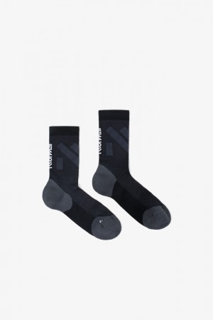 NNormal Race sock Mustat | QUODPFA-96