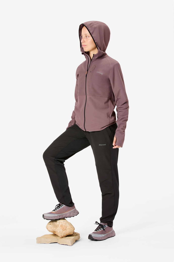 NNormal Active Warm Jacket Violetit | UWONKDF-47