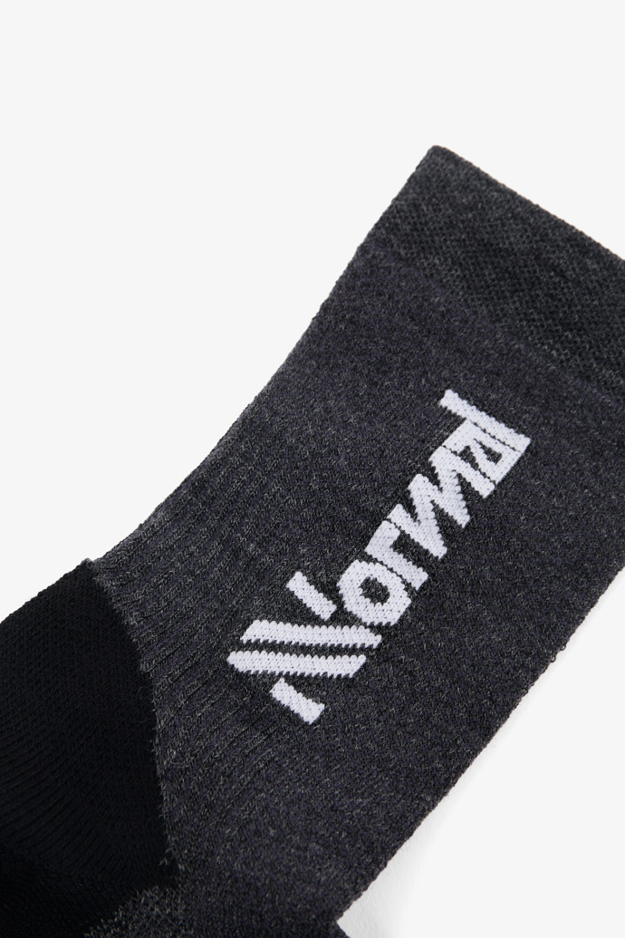 NNormal Merino socks 2 Mustat | NDQZVKM-64