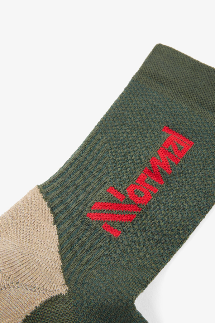 NNormal Merino socks 2 Vihreä | MNGDPAW-14