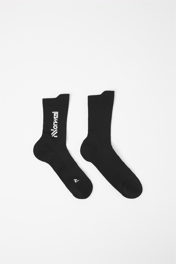 NNormal Merino socks Mustat | IUJHCMG-08