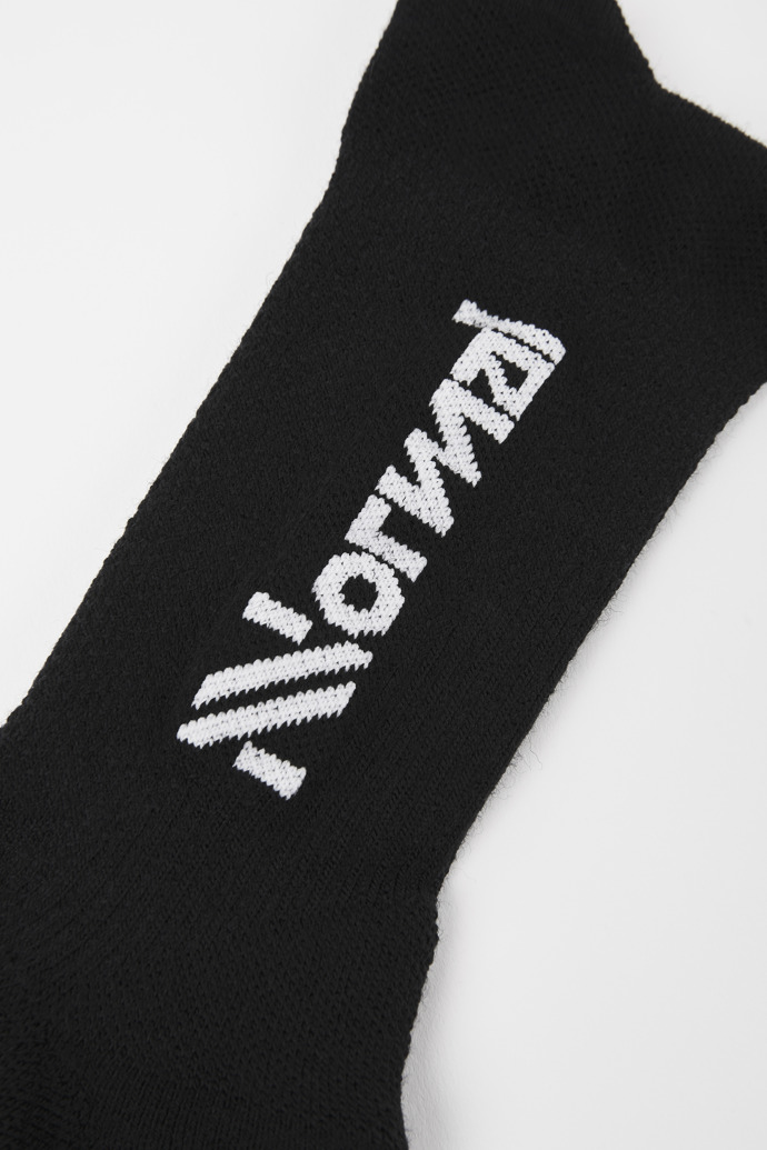 NNormal Merino socks Mustat | XZOMEGY-74