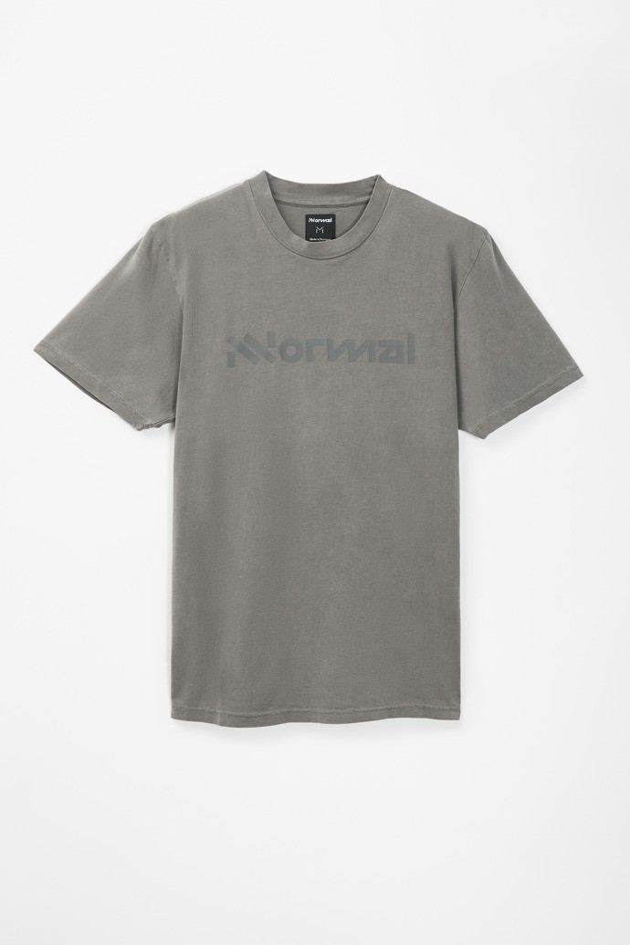 NNormal Organic cotton t-shirt Harmaat | DOVCUSP-02