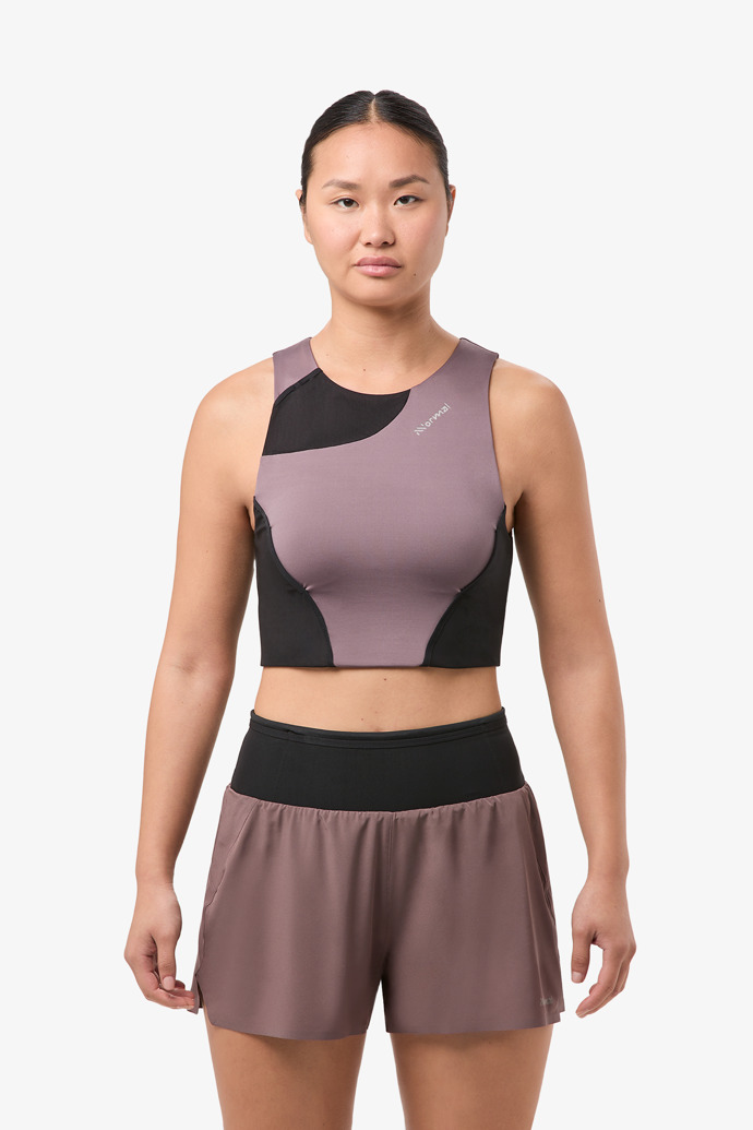 NNormal Trail Cropped Top Violetit | HURBJML-23