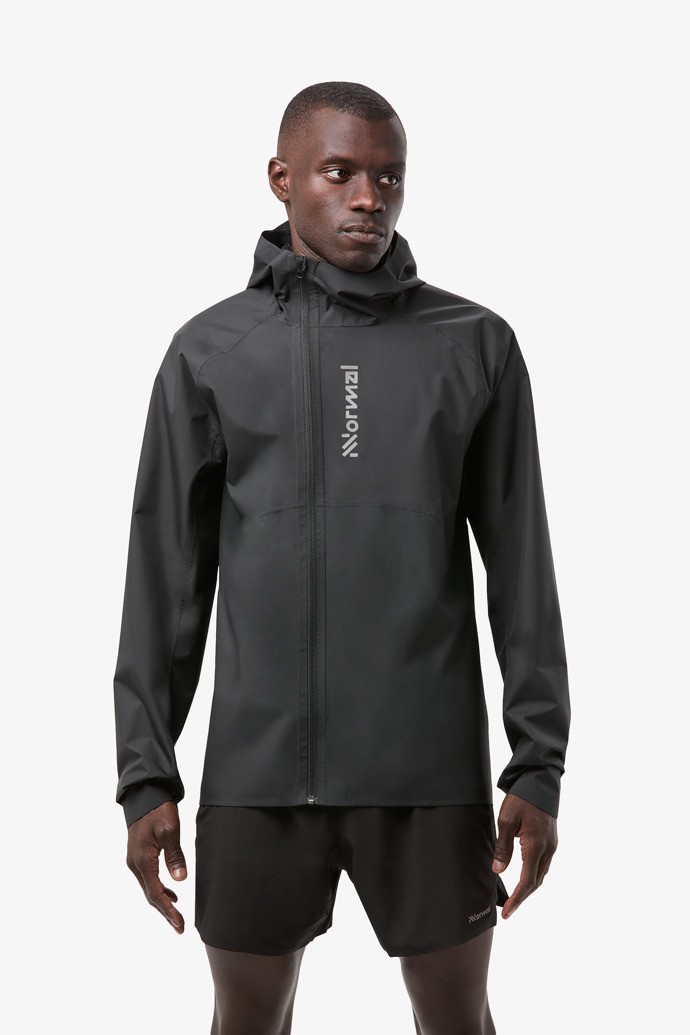 NNormal Trail Rain Jacket Mustat | LWDPBQA-62