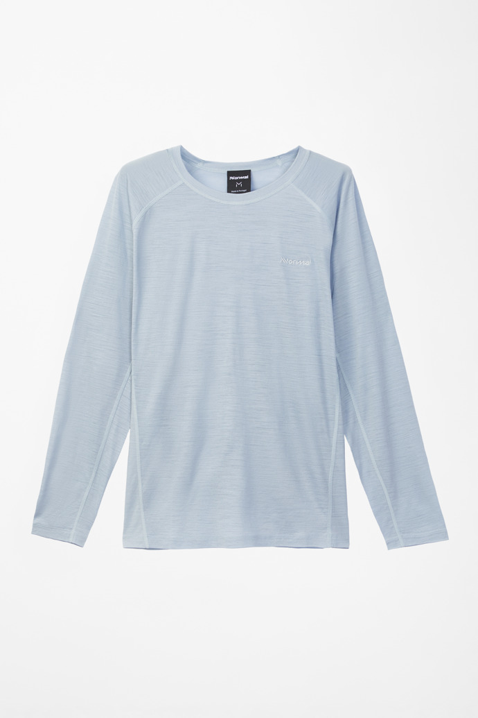 NNormal merino long sleeve t-shirt Sininen | CXOTASD-85